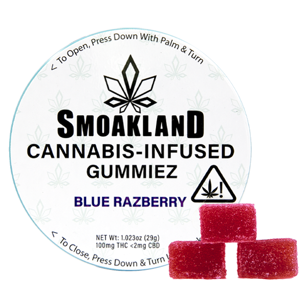 Gummies - Blue Razberry (I) - 100mg